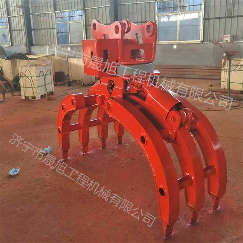 机卡FBZ特306械抓木器4+3械抓机钢机甘蔗废铁夹抓钢机抓石子头