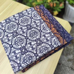 皆川1明风格 棉刺绣厚面料沙发抱枕套盖麻布手包面加料一米 新工款