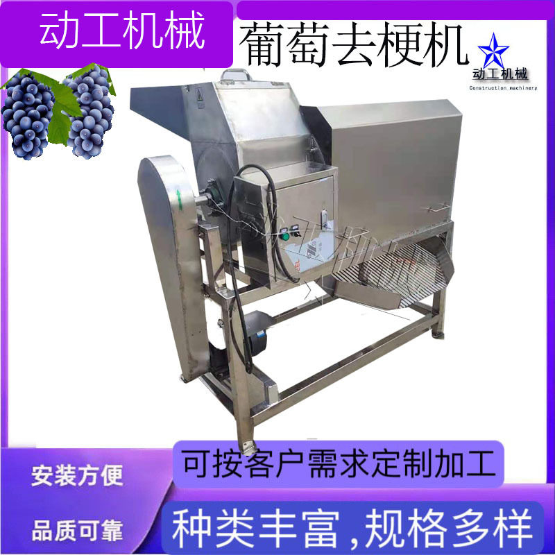商用葡萄桑葚多功能去梗分离机