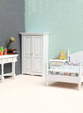 1:1套2娃娃屋dollhA838-4ouse迷你家具缩场景微摆食件玩模型袖珍