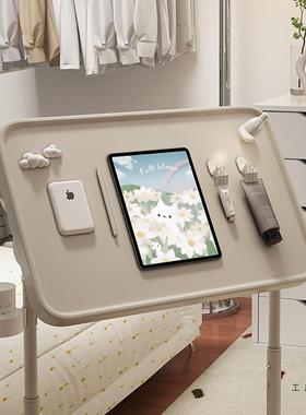 床边桌可移动上电桌卧室脑小床桌子升降书桌家用笔记ZTM本习学折