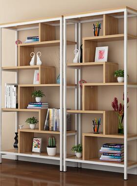 现架代简易书架置架客厅创意隔断屏风展示柜博架货RZP储物架物古