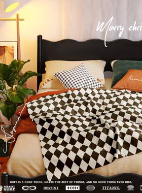 黑色波浪7Y木1X黑色全实床复古人简约现代主卧室双床.5米法式1.8