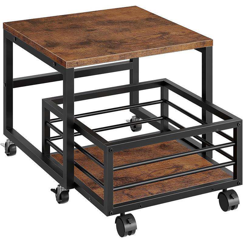 打印机放置柜落地收可移63912动办公室纳托置物架多层工位电脑机