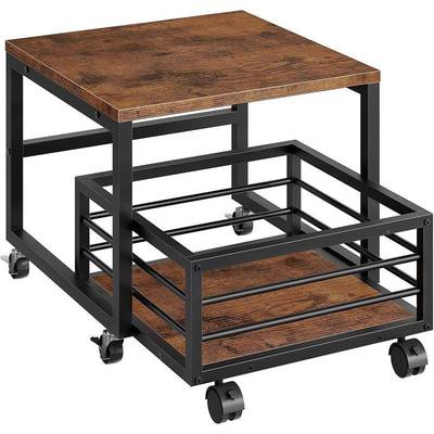 打印机放置柜落地收可移63912动办公室纳托置物架多层工位电脑机