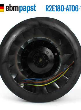 原装德国ebmpapst R2E180-AT06-15 230V 0.45/0.61A 涡轮离心风机