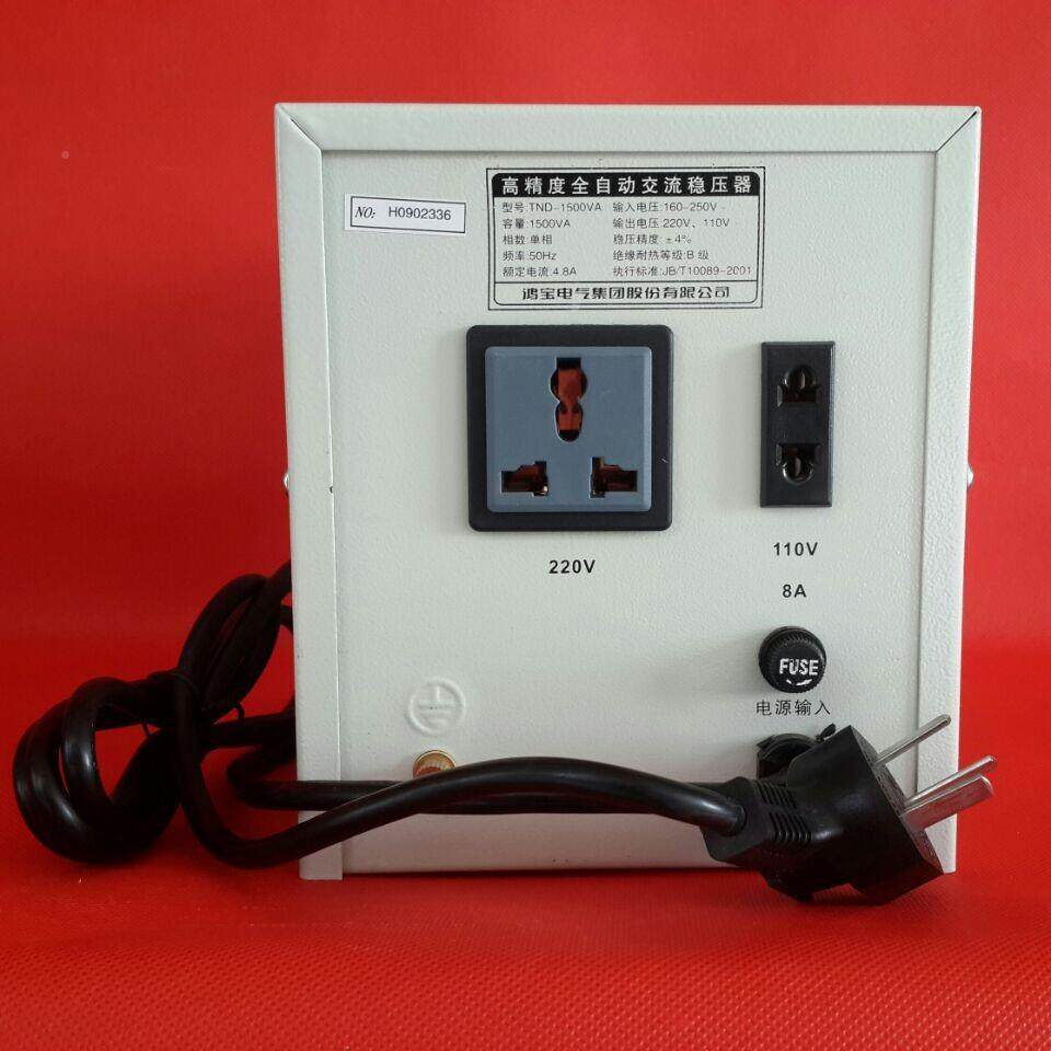 鸿宝ND-200UNL0VA相高精度稳压器2000w全0自动单22V家用稳压电T源