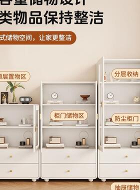 玻璃餐边酒柜书墙柜置物柜靠家用客立柜电架视边柜厅实木书94726