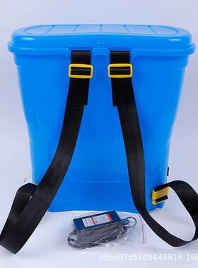 动施肥器前抱式用多功能自动撒播肥投饵种农2电OJF5L锂电