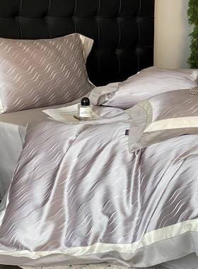 高端10花套0S提全棉四件轻奢长绒FZG被罩纯棉床单棉床品