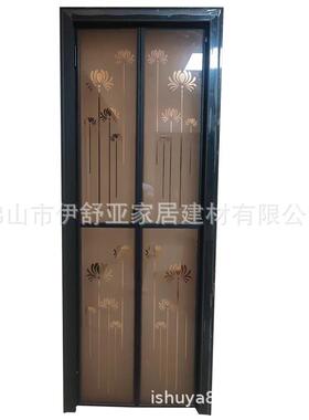 窄屋边框小折叠无门下断轨洗手间门出租工程厕所FJR门铝合金隔玻