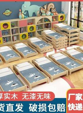儿园9620午睡幼床实托班小学生午木睡管床小床儿童床幼儿园床叠叠