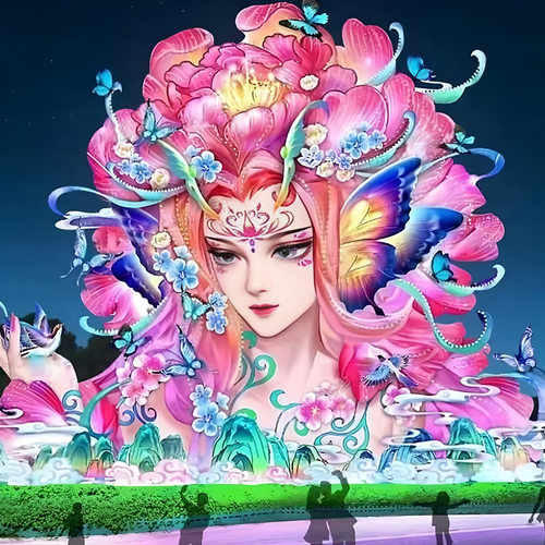 自贡彩灯大型节日中秋花灯公园商场国庆中秋元旦新春灯会装饰花灯