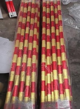 煤矿下可警调节警式棒聚乙烯工程级超61007强级红黄相间反光膜示