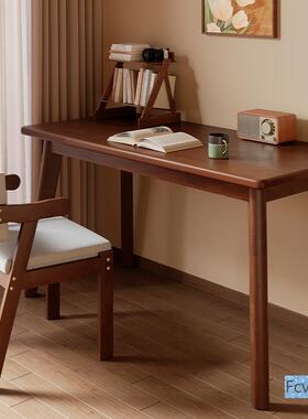 书桌学生家用22299学习易写字室桌卧初中生简实腿长方形办公电脑