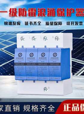 T1浪涌保护器10/350us三相避雷器limp 一级防雷器 试验迷你型浪涌