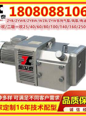 印铁制罐机气泵 ZYBW100E通优风泵/单吸泵小型旋片真空泵电磁气泵