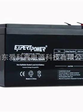 EXPERTPOWER蓄电池EXP1290 12V9AH UPS计算机直流屏电源
