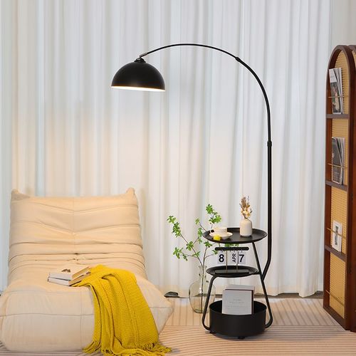 钓鱼灯落地灯客厅卧室2024新款沙发旁边高级感法式中古奶油风台灯