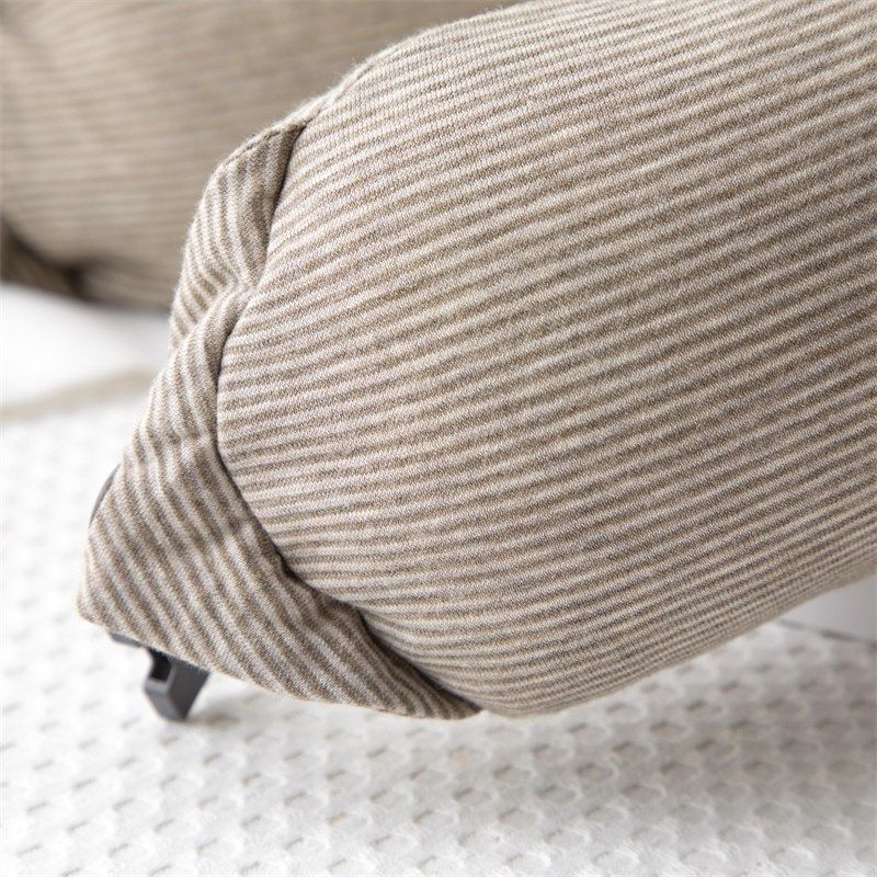 纯棉U型枕护颈枕靠枕颈椎枕脖子微粒子午睡枕飞机枕旅行枕办公室