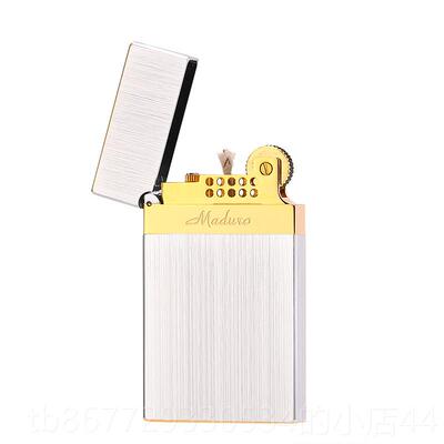 高档u大利Madr朗声打火机煤油o钢音意打火机正品拉丝砂轮响铜打火