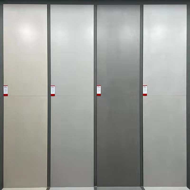 广东佛山通体大理石素色柔光微水泥瓷砖750x1500客厅厨房室内