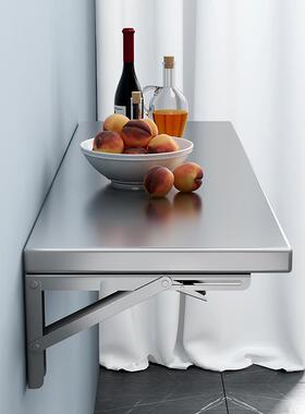 厨房3物04不锈钢折叠桌置物架挂F77HH668式收纳上工壁作台餐桌墙