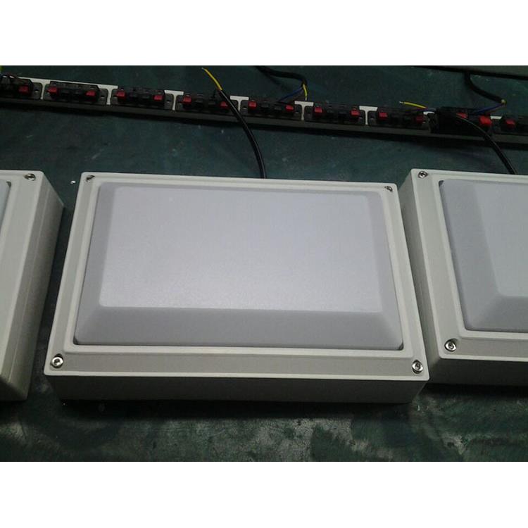 EDl户外防W潮灯ed室外吸顶灯10HC-HCD-0W2L0长方雷达感应声光控