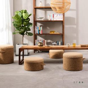 榻榻厚垫子坐地蒲上 坐垫团坐厅墩米地墩F96J7H6S沙发圆凳子客茶