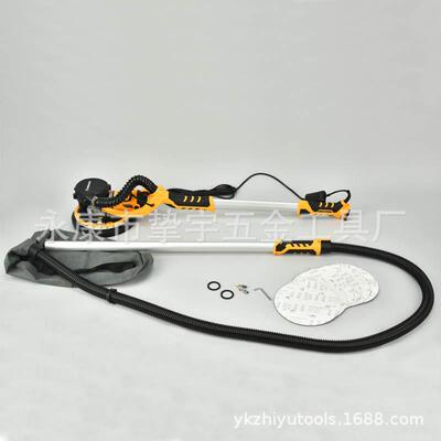 自吸式长墙墙杆面打磨机抛光砂纸机面无尘腻子墙机PHI壁带双灯带