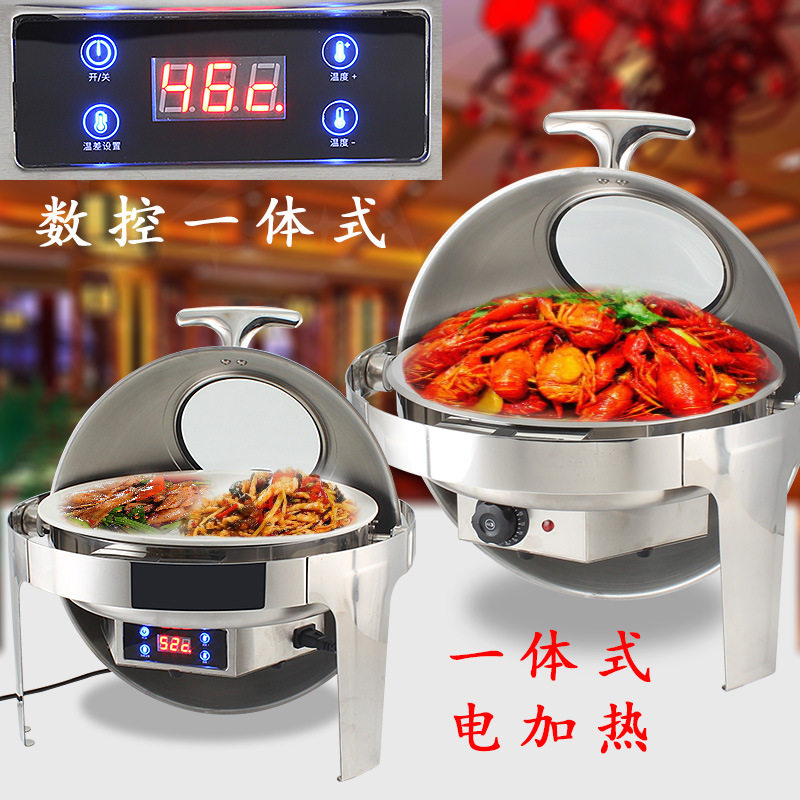 数控电加热布菲炉陶瓷内胆可视窗