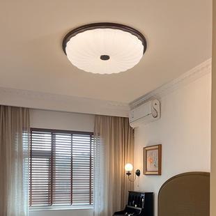 中复古卧室灯吸灯护820眼胡桃木顶美圆形式新中式主卧书房中古山