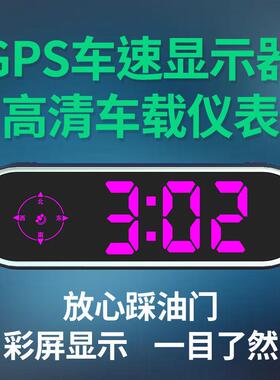 新款车载电仪子抬WUX头显示器北通斗时速汽车用车狗速表
