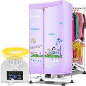 奥德尔H干F 烘7T方形F双层暖风衣机家74935用衣机衣服烘干机