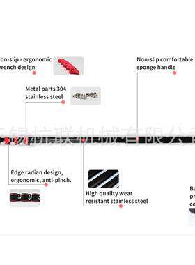 加厚铝合金伸缩撑HL099杆园林修枝剪用专支杆6米米多节8加强