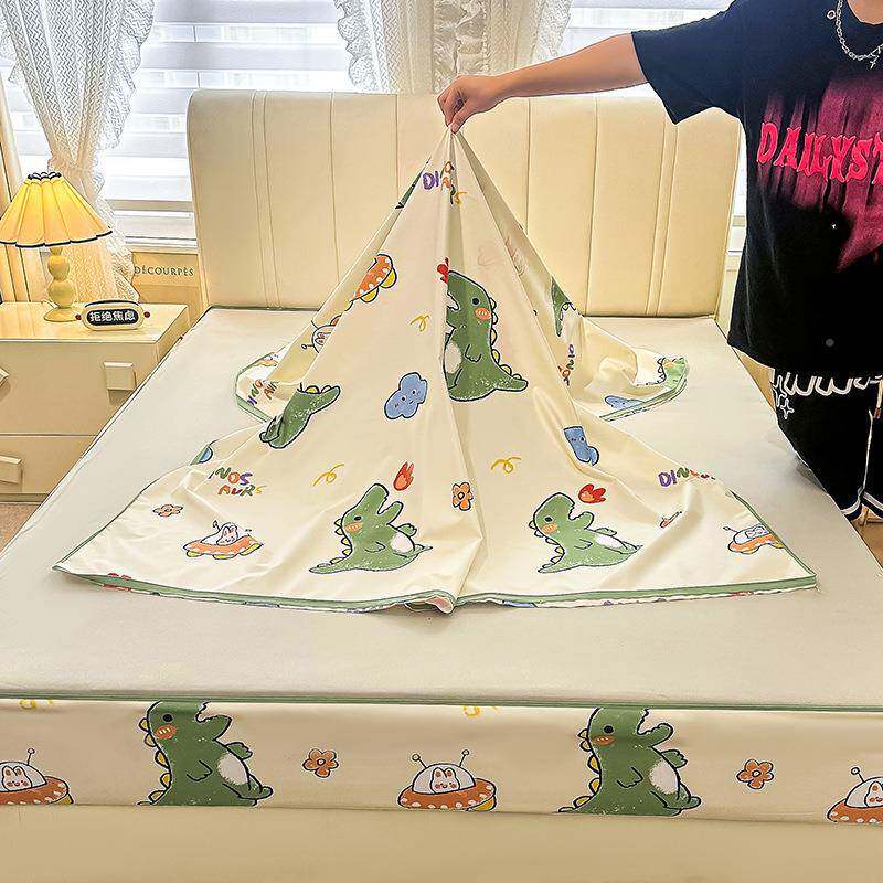 防水床笠透气罩六面全包床套席梦件思保护防b#742074尘罩床垫套单