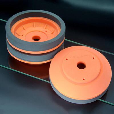 璃磨边斜边HLH机抛轮金刚轮光轮碗形斜边树玻脂轮砂D150