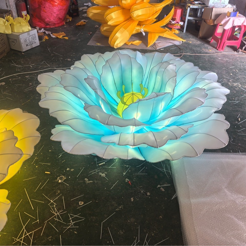 马年大型节日庆典牡丹花灯