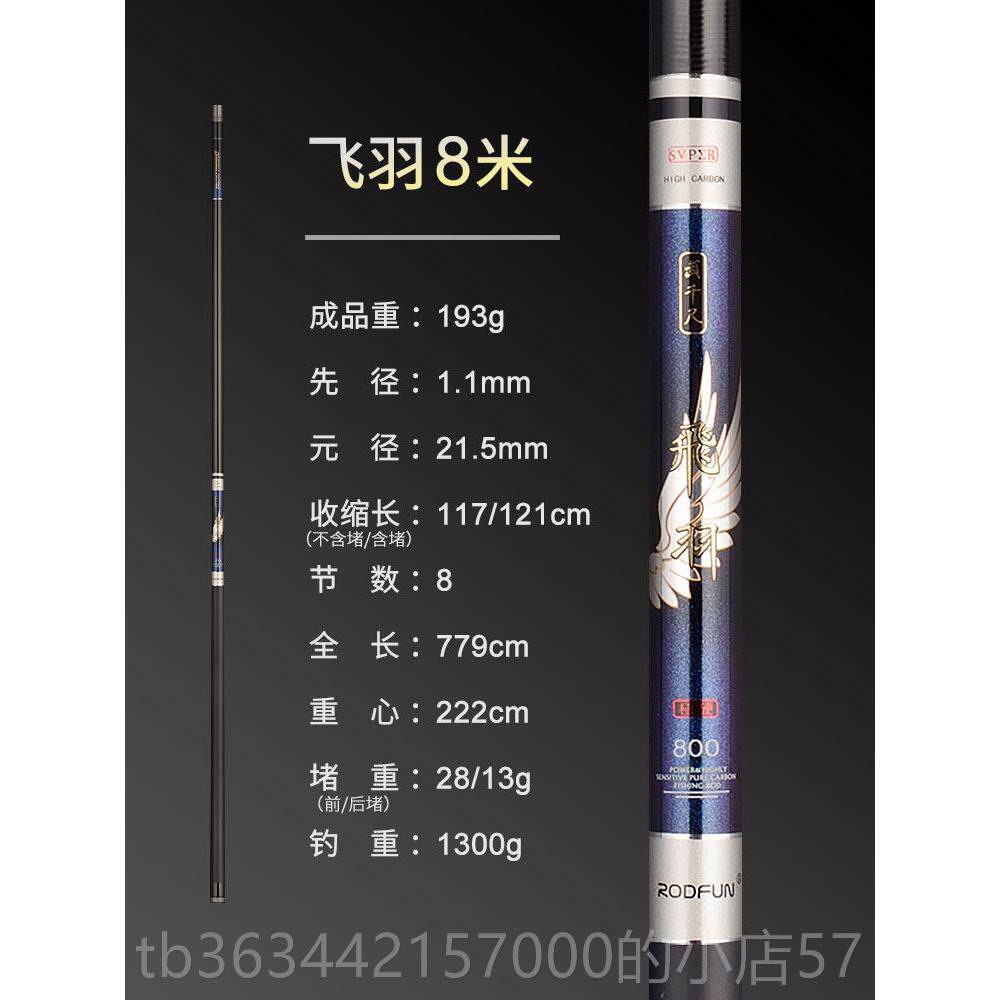 高档鹤超轻竞超硬8日本9传统钓2长杆杆鲫10十大手竿1炮13米钓鱼竿