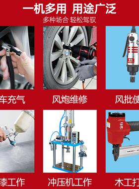 QY-35LM泉有机气泵空压机20V无式油消音2木工家用便携空气压缩喷