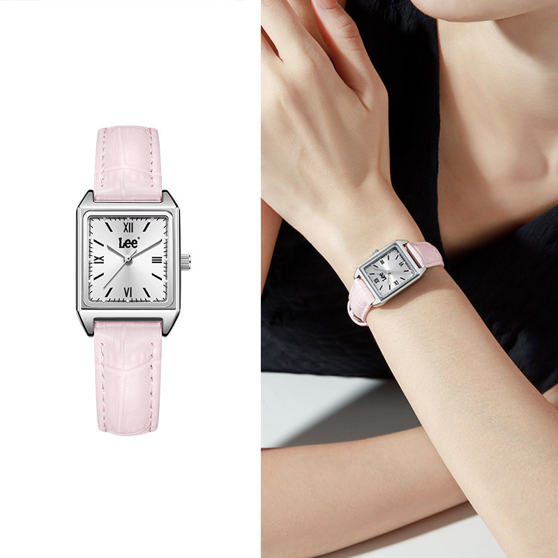 LEE手表女款简约女士小方表小众轻奢高级学生新年情人节生日礼物