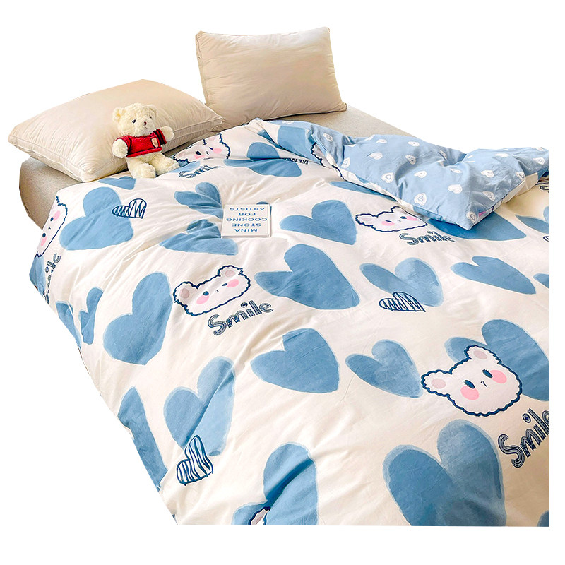 纯棉冬被被子棉被加厚保暖单人学生宿舍全棉被芯加被套春秋冬全套,床上用品,化纤被,淘宝优惠券,粉丝福利购,淘宝优惠卷