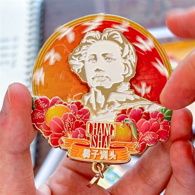 长沙AR互动冰箱贴长沙礼遇系列之橘子洲头白鸽旋转