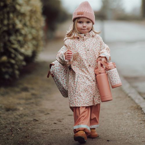 2025新款丹麦Grech&Co儿童保温杯不锈钢直饮吸管两用印花亲子水杯