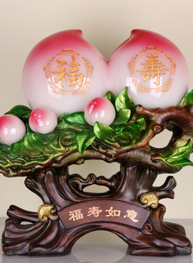 大号寿桃过寿摆件长辈祝寿贺寿60 80大寿创意礼品送老人生日礼物