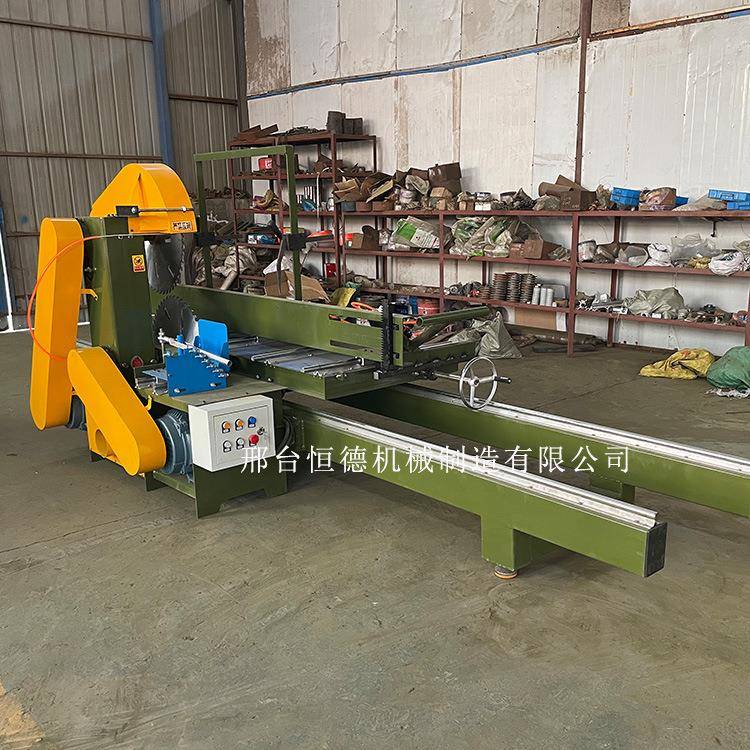 电动大型圆木推台锯木工机锯精械开料机密木开板小型500原圆盘锯