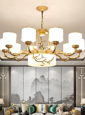 新中式式古典客厅灯饰别墅复中楼仿古餐厅楼灯具复古吊88332中国
