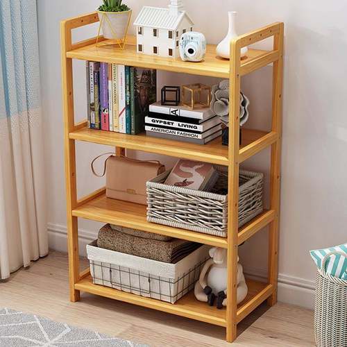 置物架层质杂物收纳架厨房地卧室客厅AL100464阳台落式实木隔断多