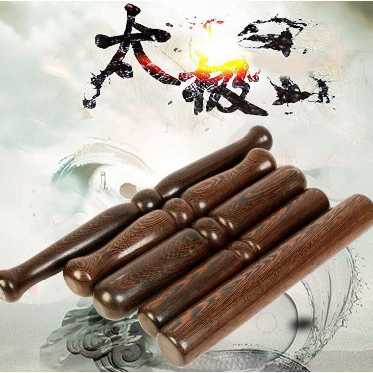 身丝红木太极缠功实木棒