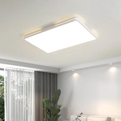 客厅灯现代简约大气202新款薄lX1485ed顶灯长吸方形超5家用大厅大